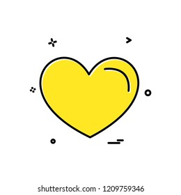 Heart icon design vector