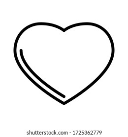 plantilla vectorial de diseño de iconos de corazón