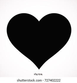  Heart Icon Drawing - stock vector. JPEG. Object. Picture. Image. Graphic. Art. JPG. EPS. AI. 