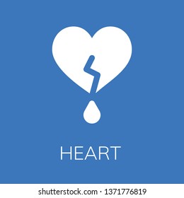  Heart icon. Editable  Heart icon for web or mobile.