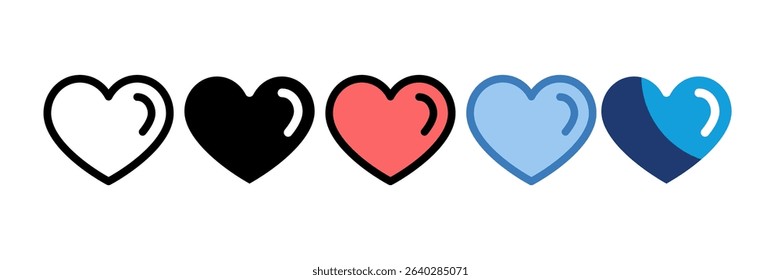 Heart Icon Element For Design