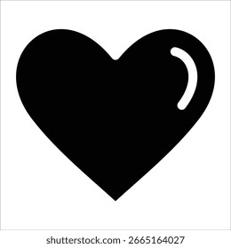 Elemento del icono del corazón para el diseño