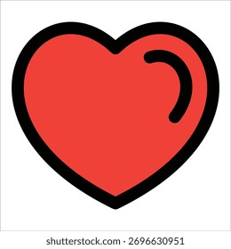 Elemento del icono del corazón para el diseño