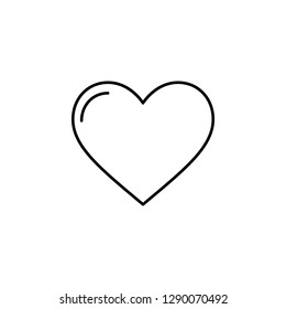 heart  icon. Element of Valentine's Day icon for mobile concept and web apps. Detailed heart  icon can be used for web and mobile