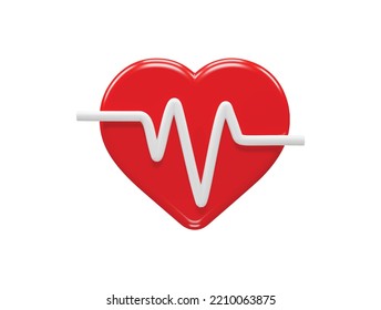 Heart icon element vector illustration