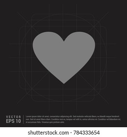 Heart icon - EPS 10