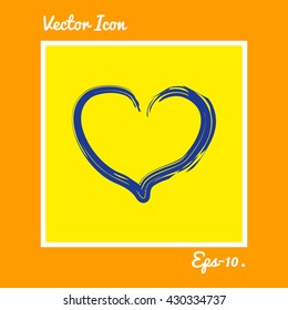 Heart Icon. Eps-10.