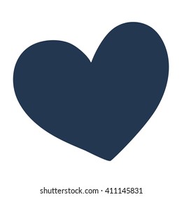 heart icon eps10 vector art image logo sign flat design web app stock