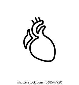  Heart icon flat.