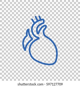  Heart icon flat.