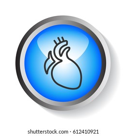  Heart icon flat.
