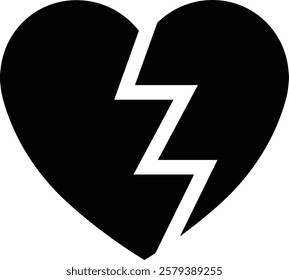 Heart icon in flat. vector signs for apps or web. Valentine's Day, medicine, Love, passion, Romantic concept design symbol health care heartbeat cardiogram isolated on transparent background