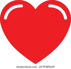 Heart icon in flat. vector signs for apps or web. Valentine's Day, medicine, Love, passion, Romantic concept design symbol health care heartbeat cardiogram isolated on transparent background