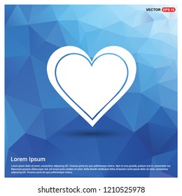 Heart icon - Free vector icon