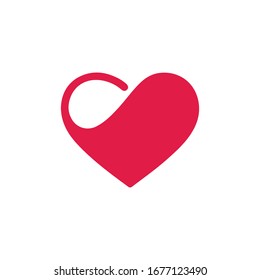 Icono de corazón para proyectos de diseño gráfico
