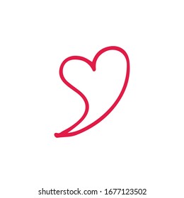 Icono de corazón para proyectos de diseño gráfico