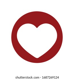 Herzsymbol für Grafikdesign-Projekte