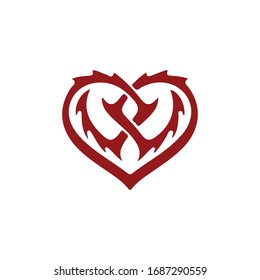 Herzsymbol für Grafikdesign-Projekte
