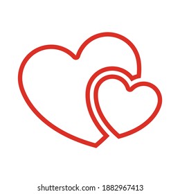 Heart icon for graphic design projects