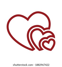 Heart icon for graphic design projects