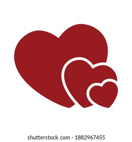 Heart icon for graphic design projects