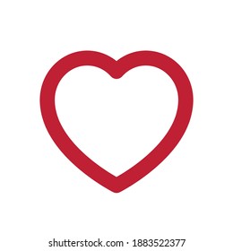 Heart icon for graphic design projects
