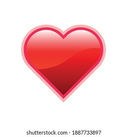 Heart icon for graphic design projects