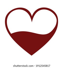 Icono de corazón para proyectos de diseño gráfico