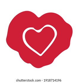 Heart icon for graphic design projects