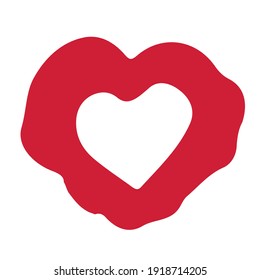 Heart icon for graphic design projects