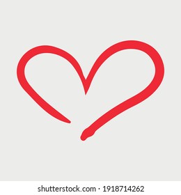 Heart icon for graphic design projects
