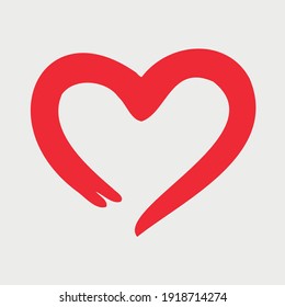 Heart icon for graphic design projects