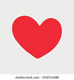 Heart icon for graphic design projects