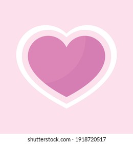 Heart icon for graphic design projects