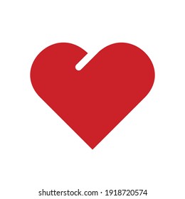 Heart icon for graphic design projects