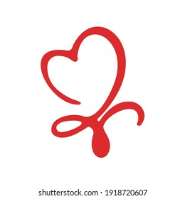 Heart icon for graphic design projects