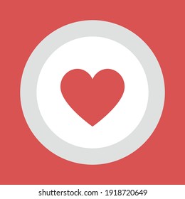Heart icon for graphic design projects