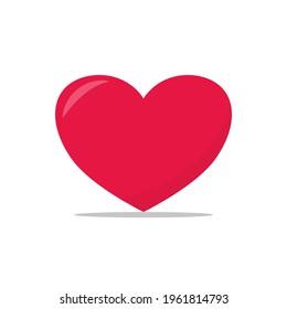 Heart Icon for Graphic Design Projects. Vector Illustration.