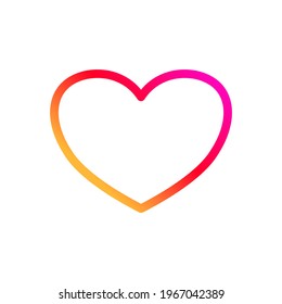 Heart Icon for Graphic Design Projects. Vector Illustration.