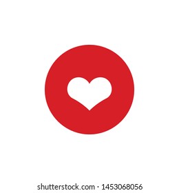 Heart icon graphic design template vector illustration