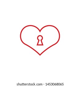 Heart icon graphic design template vector illustration