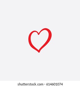 Heart icon Graphic Element Illustration Template Design

