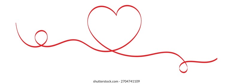 Heart icon hand drawn. Heart continuous line drawing. one line art sketch heart. Symbol love.