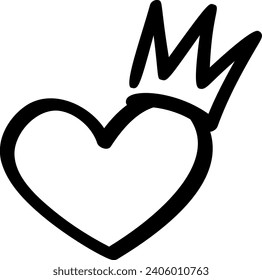 Heart Icon, Hand Drawn Heart, Valentine Days, Cupid, Heart Clipart, Open heart