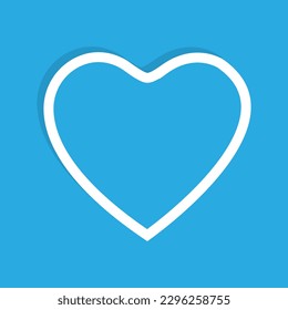 heart icon, holiday, love concept, vector illustration