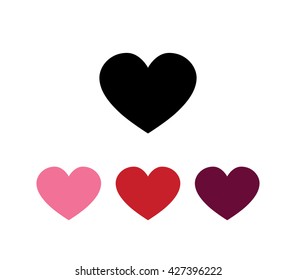 Heart icon, heart illustration