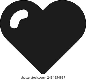 Heart Icon Illustration High Quality.