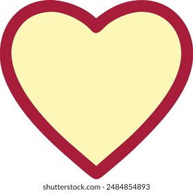 Heart Icon Illustration High Quality.