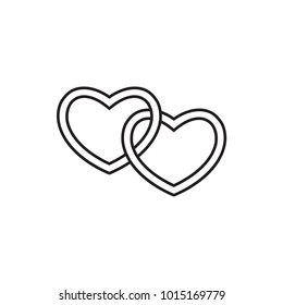 heart icon illustration isolated vector sign symbol