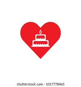 Heart icon illustration isolated vector sign symbol